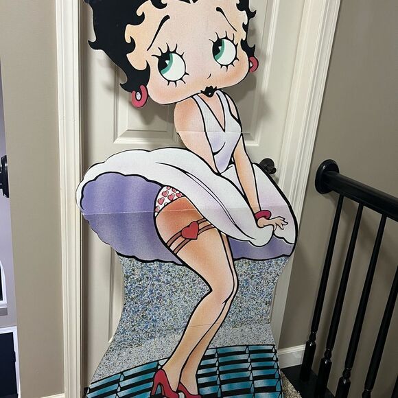 Vtg Betty Boop Marilyn Monroe 64” Cardboard Cutout 1987 Life Size VERY R… - Picture 6 of 8
